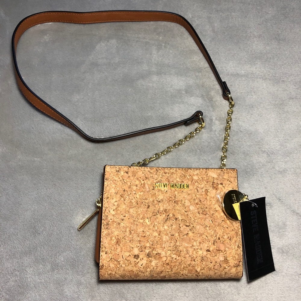 Cork crossbody wallet
